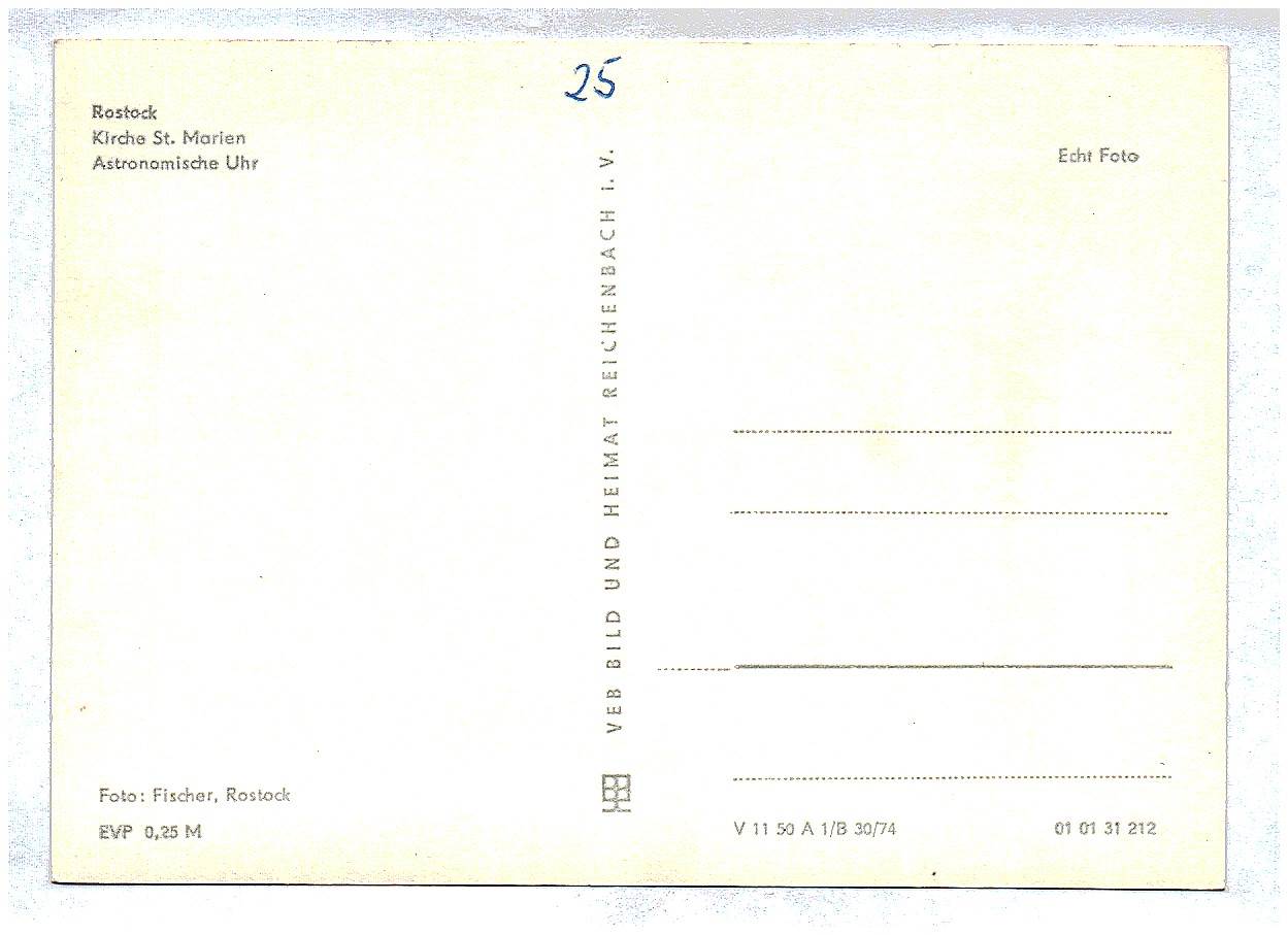 Ak Foto Rostock Kirche St Marien Astronomische Uhr Echtfoto DDR Ak Foto Rostock Kirche St Marien Astronomische Uhr Echtfoto DDR