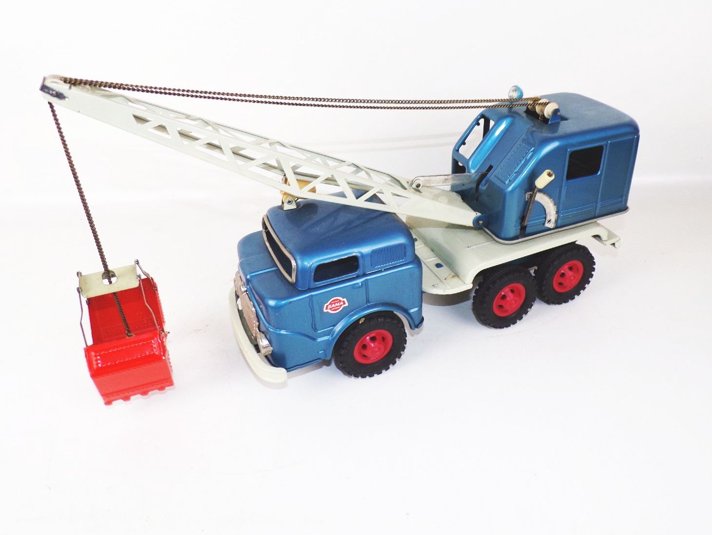 Alter Gama Kranwagen Büssing mit Originalkarton Alter Gama Kranwagen Büssing mit Originalkarton