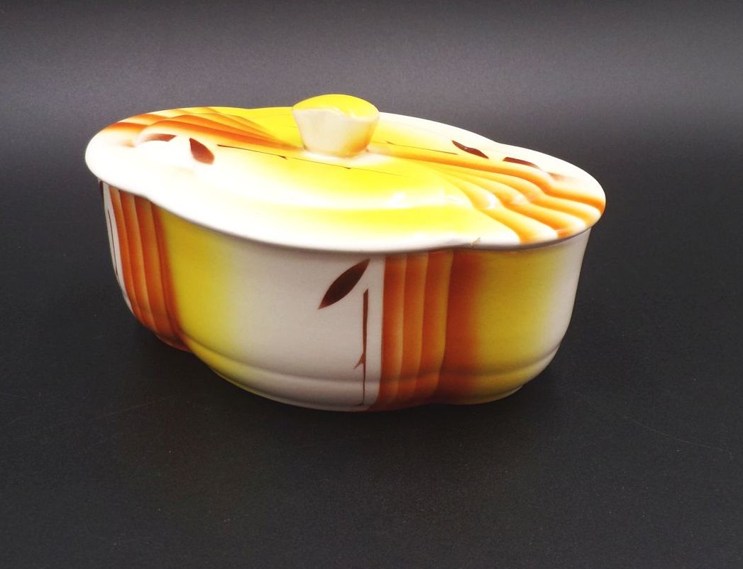 Alte Keksdose Annaburg Spritzdekor Gebäckdose Art Deco