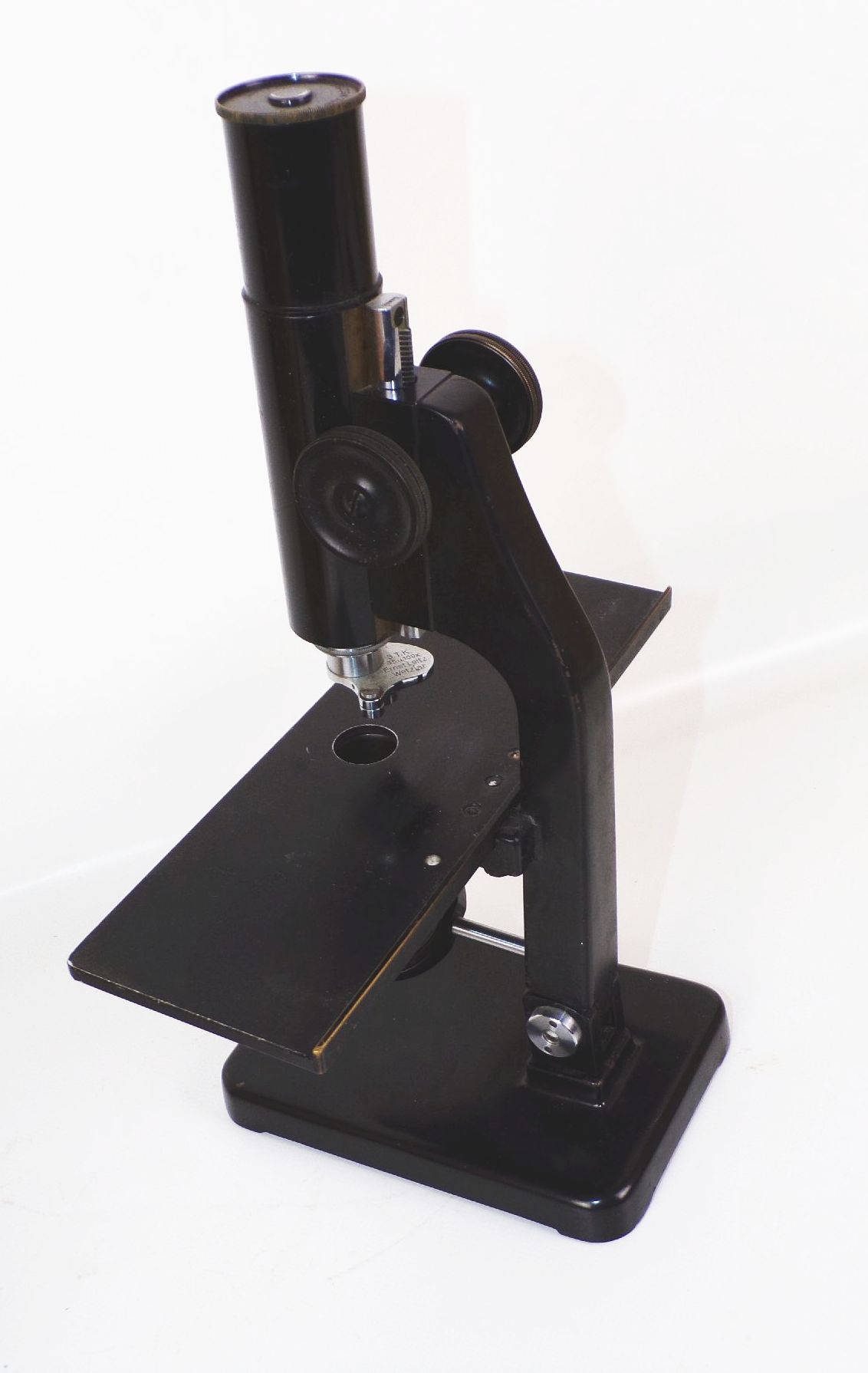 Ernst Leitz Wetzlar Mikroskop No 338404 zerlegbar mit Zubehör Kiste