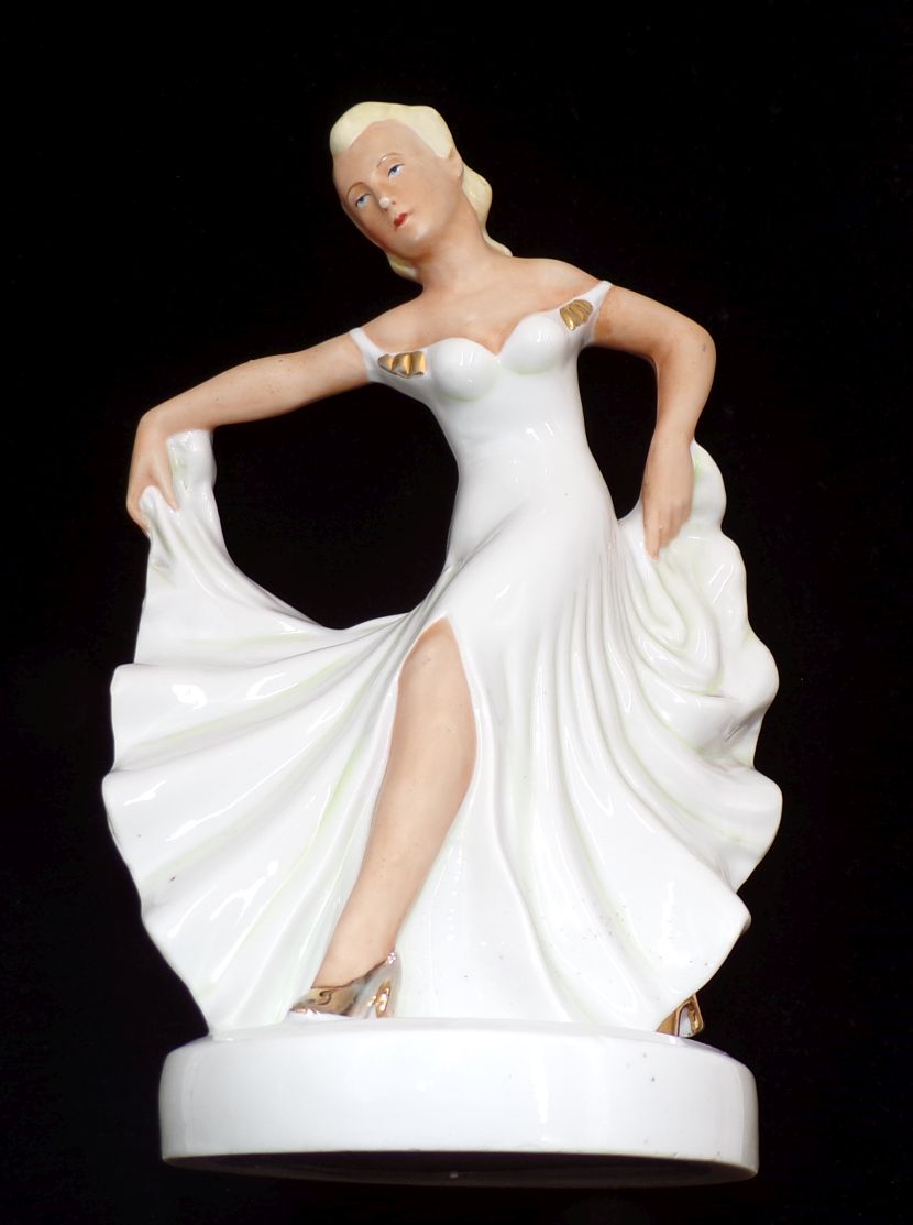 Porzellanfigur Tänzerin Gräfenthal Art Deco 