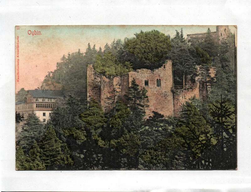 Ak Oybin 1905 Gebirge Burg Ruine