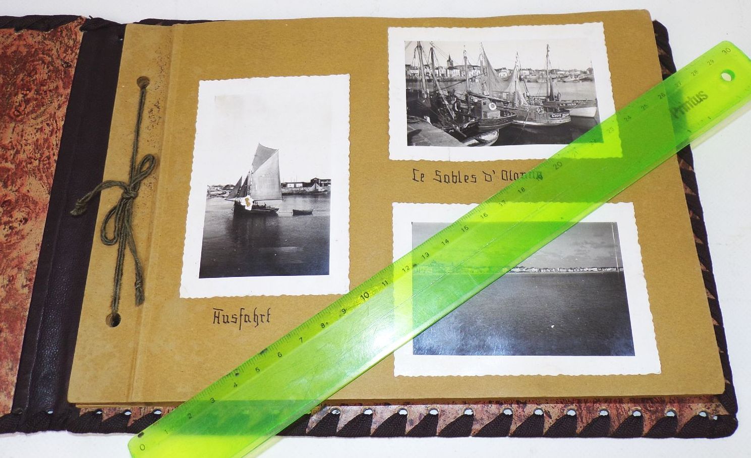 Fotoalbum 2 Wk Challans Atlantik Soldaten Frankreich