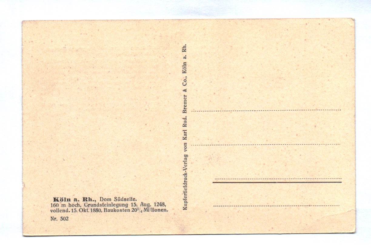 Ak Köln am Rhein Dom Südseite Ak Köln am Rhein Dom Südseite