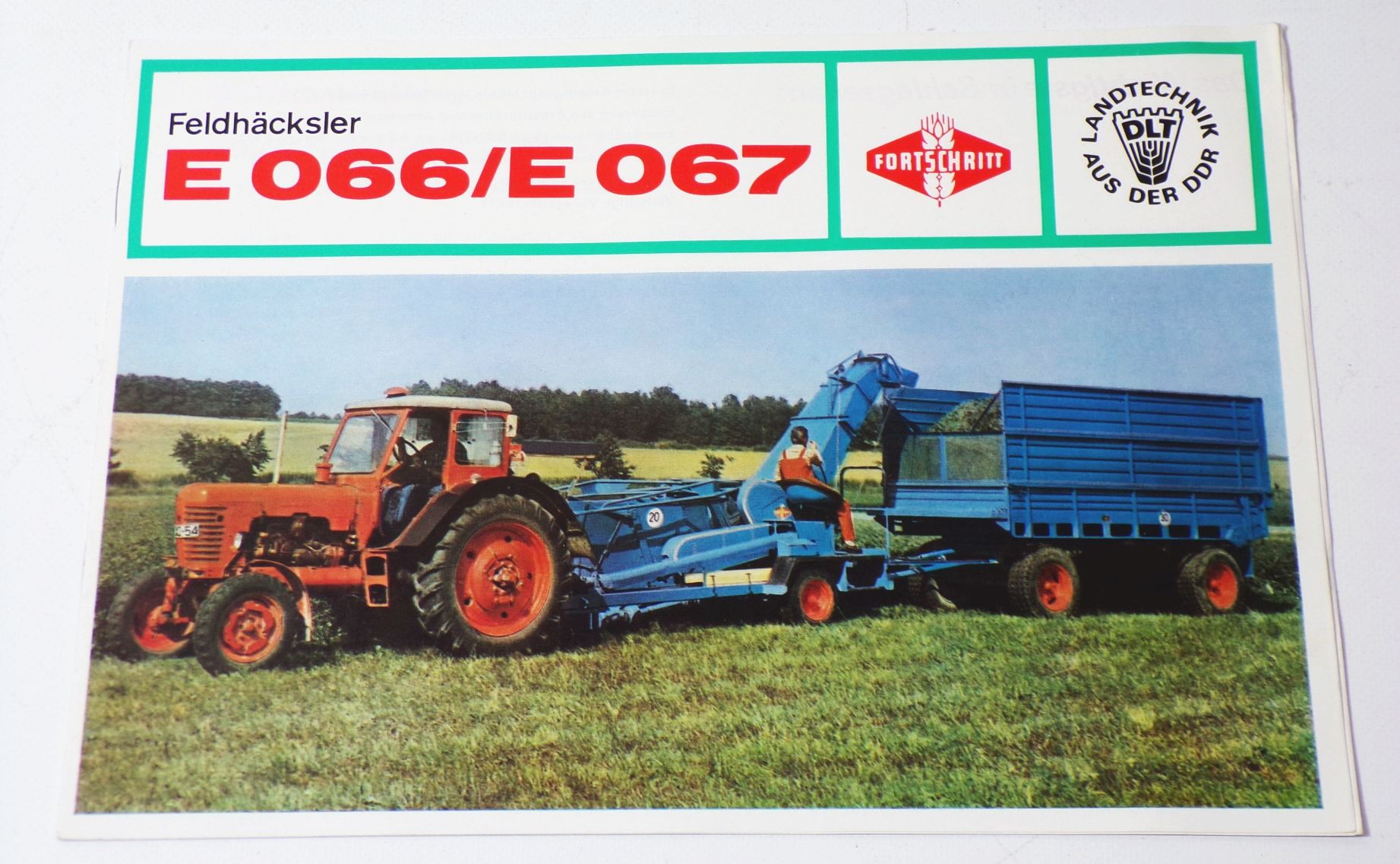 Feldhäcksler E066 / E067 DDR Fortschritt 1970