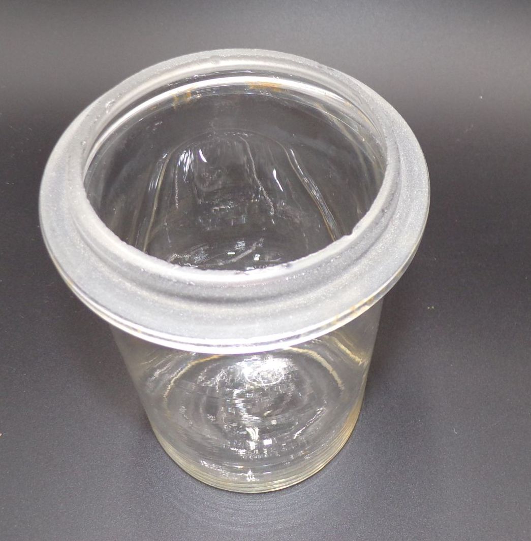 Altes Vorratsglas Frischehaltung Antik Glas Einmachglas Bade Duplex