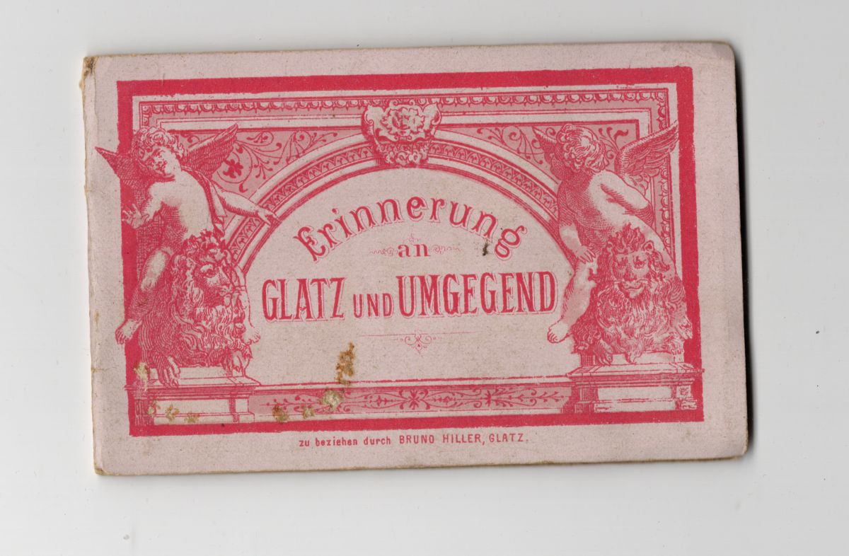 Leporello Erinnerung an Glatz und Umgebung um 1890 Schlesien