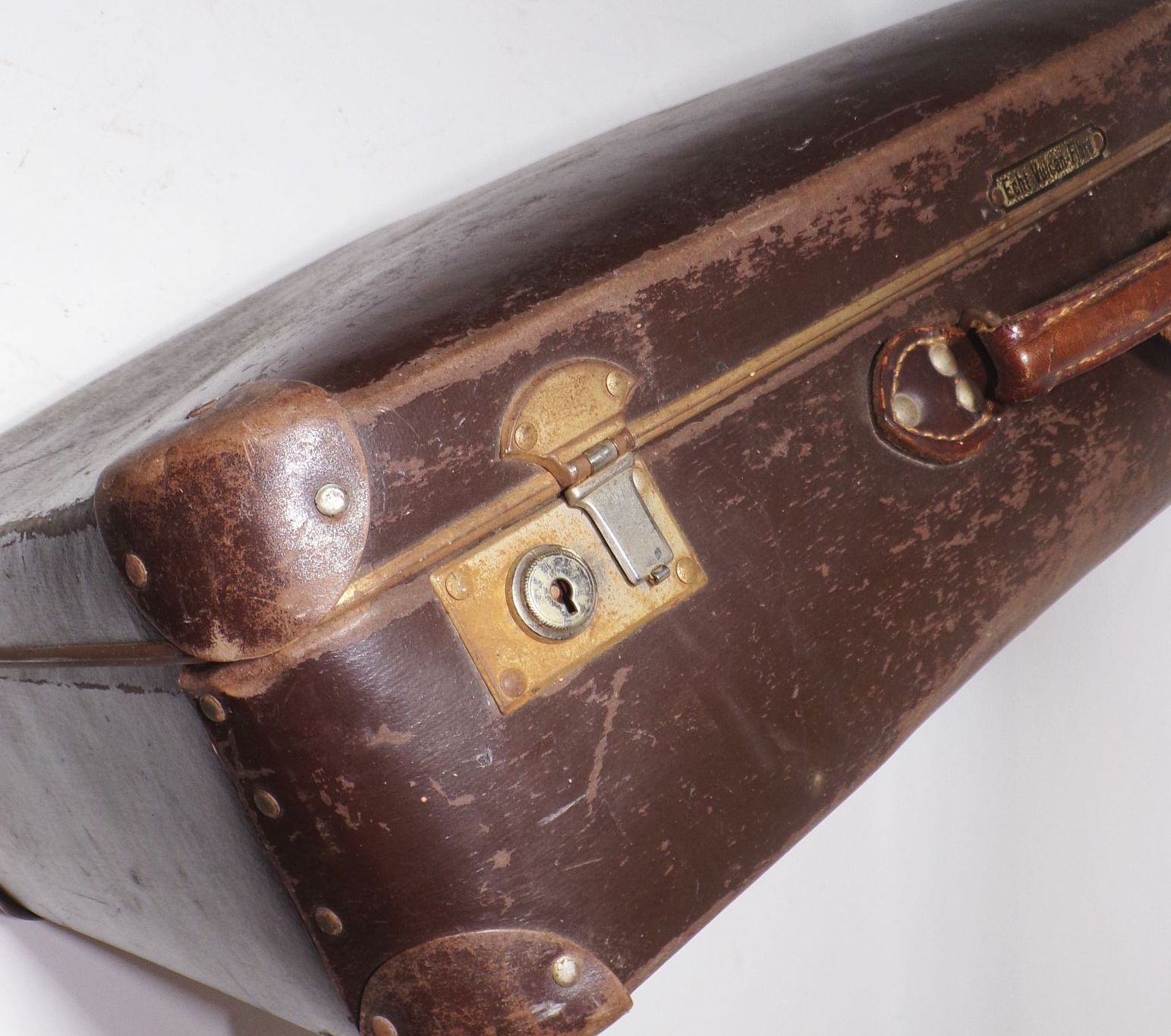 Alter Koffer Echt Vulcan Fieber Reisekoffer 