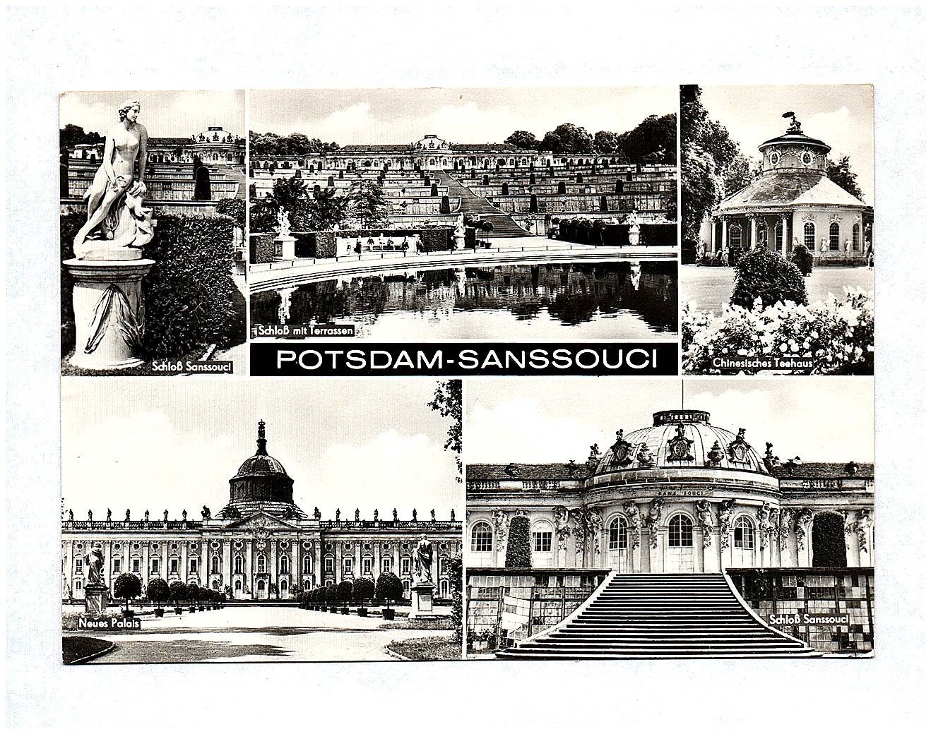 Ak Potsdam Sanssouci Schloß Chinesisches Teehaus Echtfoto DDR Ak Potsdam Sanssouci Schloß Chinesisches Teehaus Echtfoto DDR