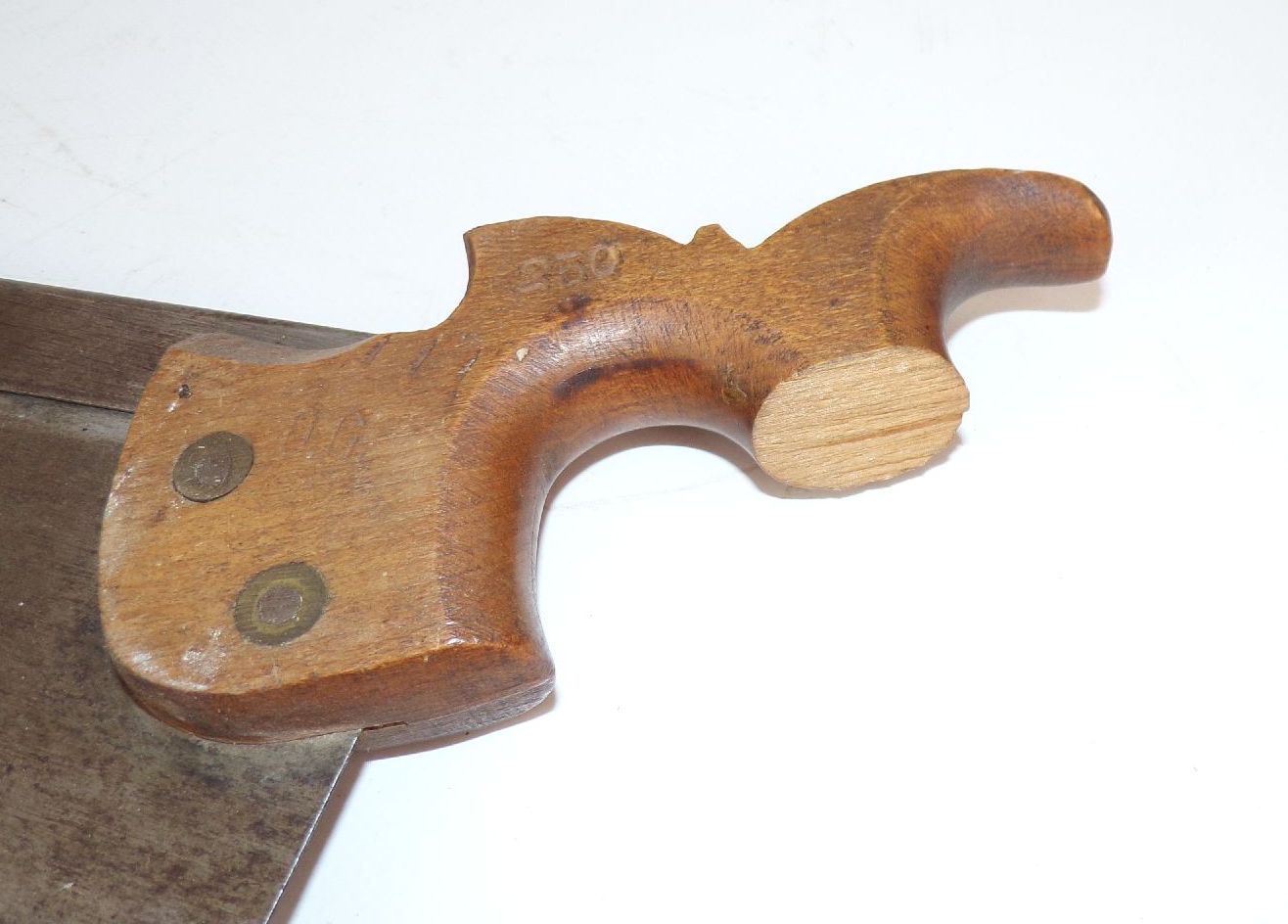 Alte Säge 2 Stück Holzgriff Feinsäge Handsäge 