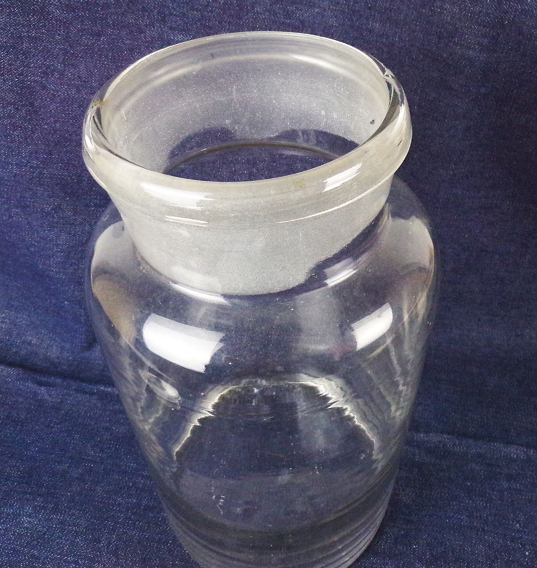 Altes Bonbonglas Transparent Deckel Glas Vintage Altes Bonbonglas Transparent Deckel Glas Vintage