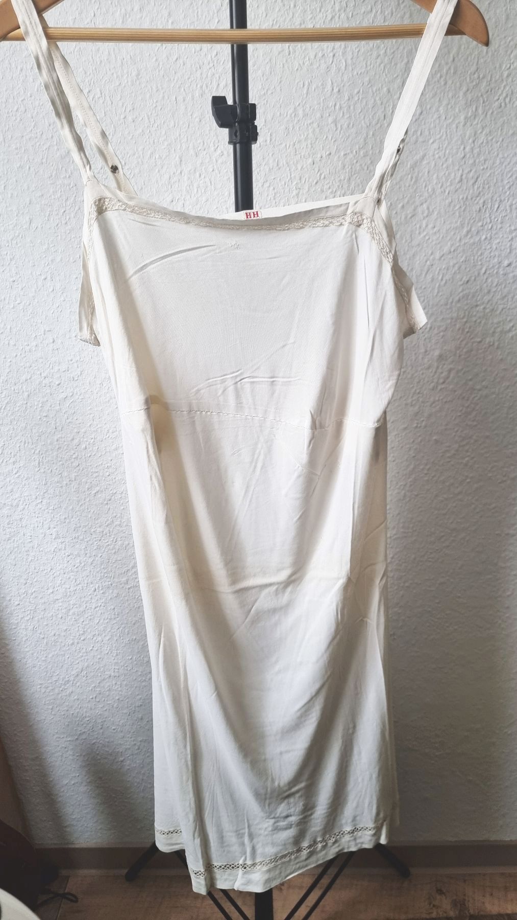 Damen Nachthemd Vintage weiß Negligee Damen Nachthemd Vintage weiß Negligee