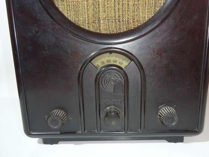 Volksempfänger VE301 W Bakelit Radio Neufeldt Kuhnke 1930er toller Zustand