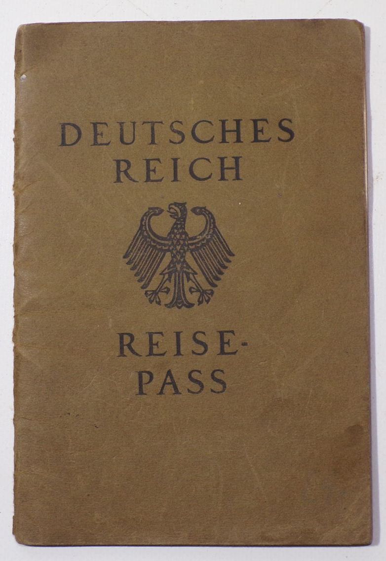 Deutsches Reich Reisepass 1927 Belgien Holland Marken