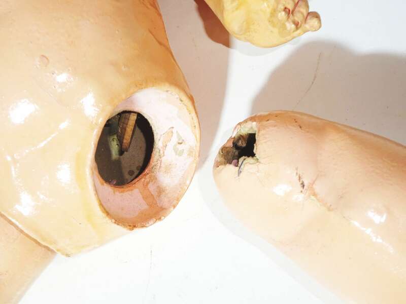 Alte Armand Marseille Puppe Porzellankopfpuppe Masse Körper 