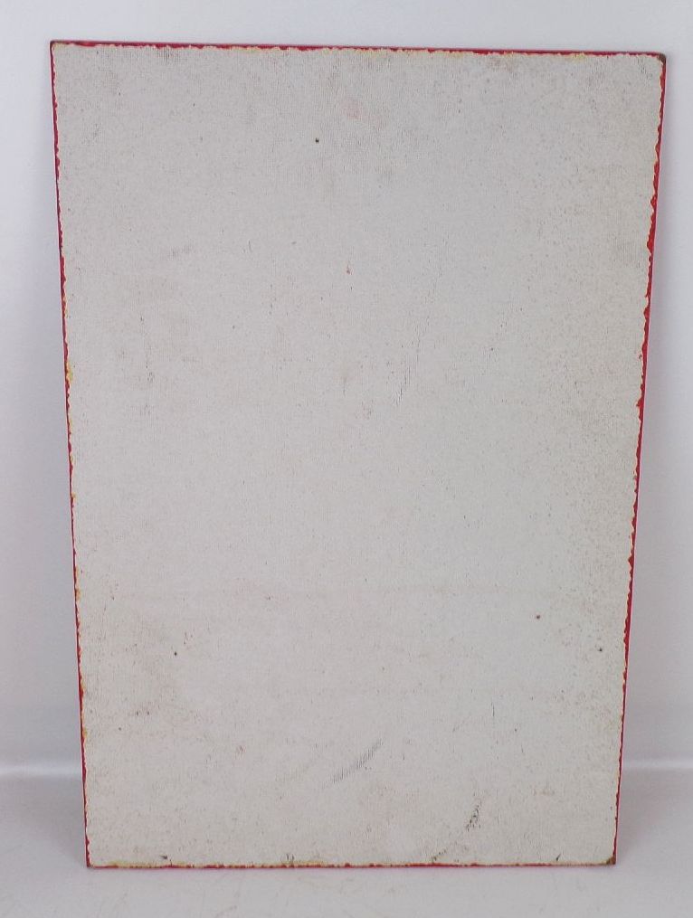 Altes Schild DDR 35 Starker Sozialismus sicherer Frieden Propaganda GDR Deko