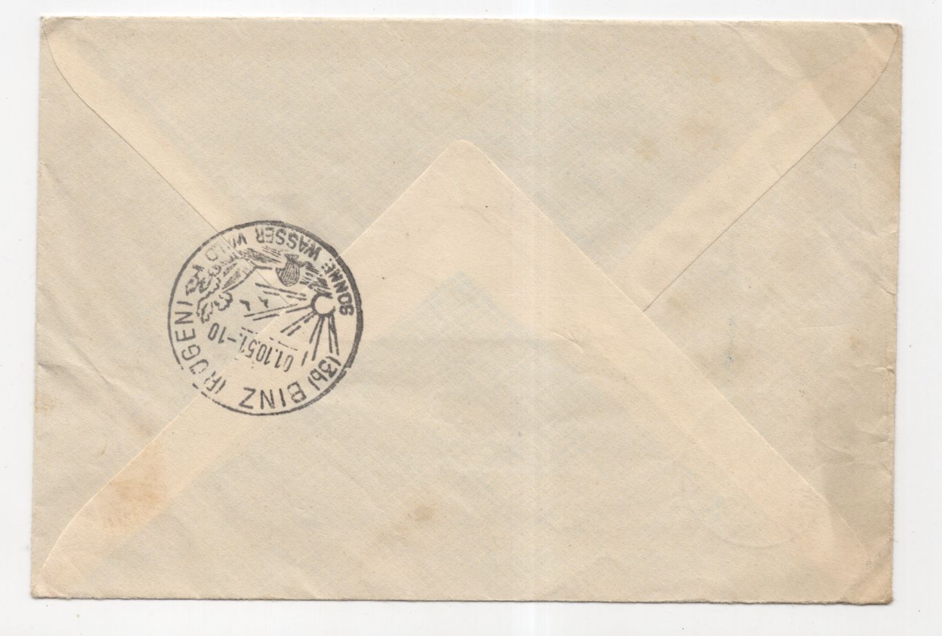 R Brief Neuwürschnitz über Stollberg Sachsen 1951 Mischfrankatur R Brief Neuwürschnitz über Stollberg Sachsen 1951 Mischfrankatur