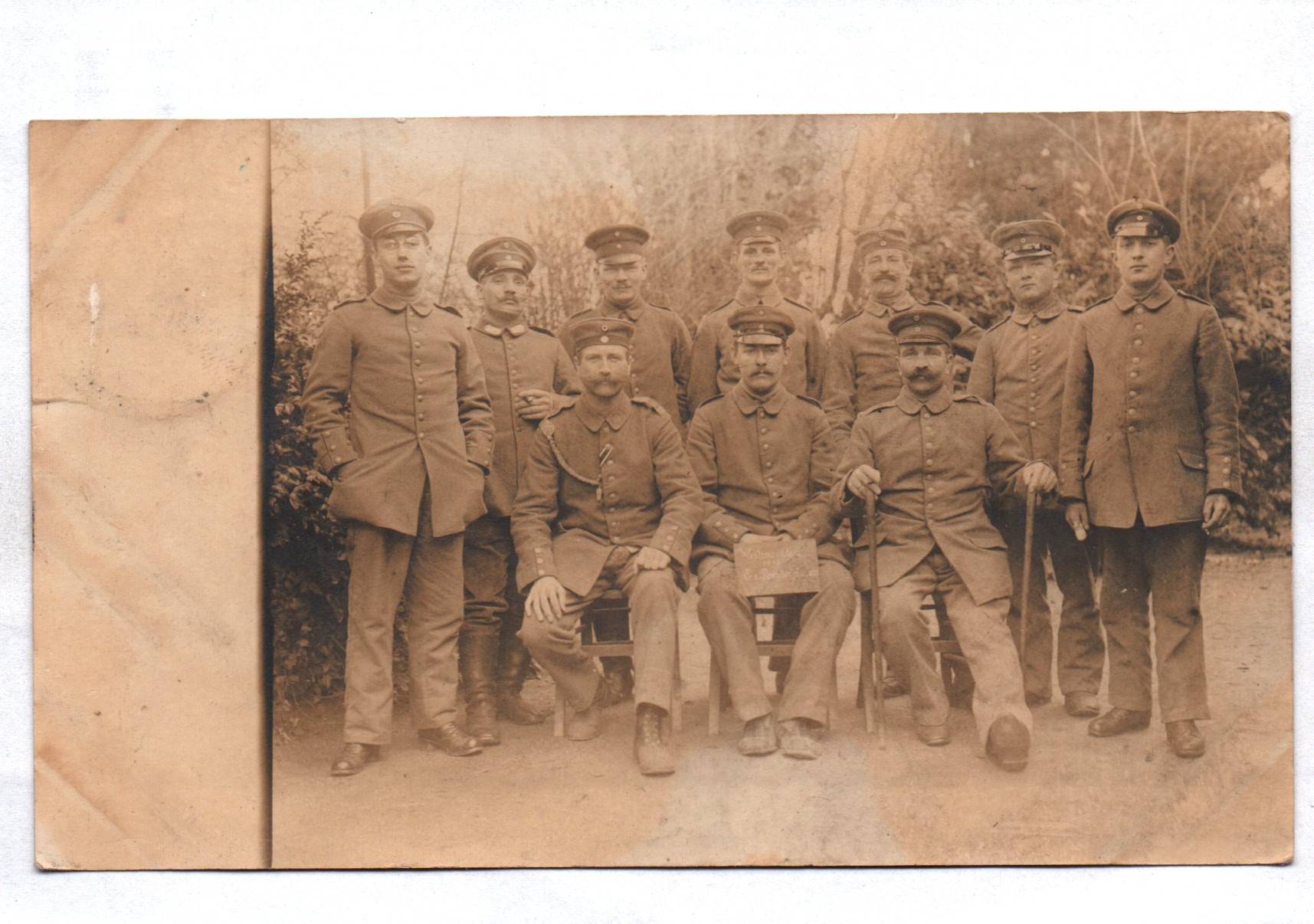 Foto Ak Soldaten Dornholzhausen 1915 Lazarett