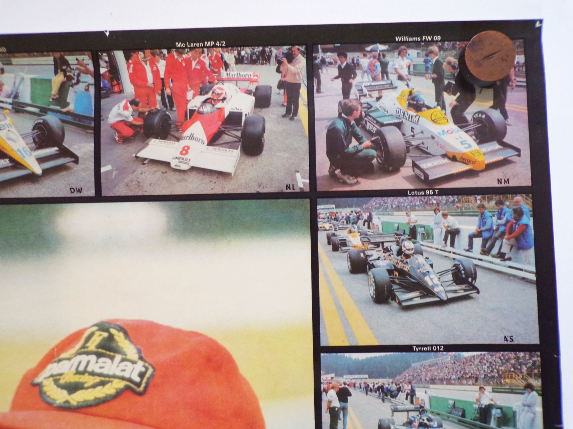 Altes Poster Niki Lauder Formel 1 Vozy F1 CSR Plakat