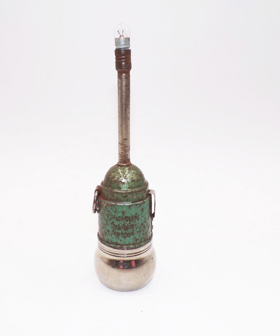 Alte Daimon 9089 Taschenlampe umgebautes Feuerzeug Kurios 