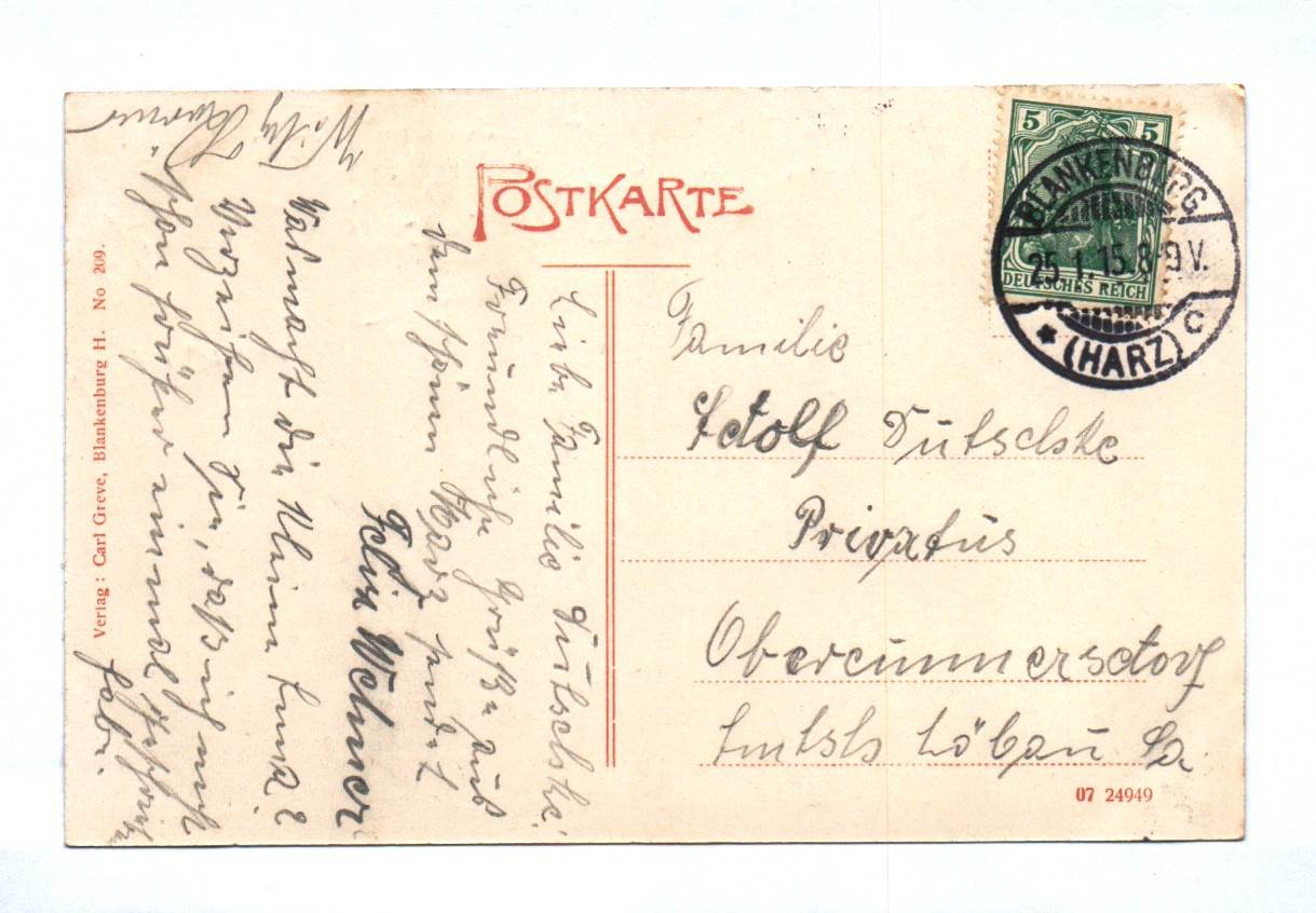 Ak Wendefurth im Winter Harz 1915 Sachsen Anhalt Ak Wendefurth im Winter Harz 1915 Sachsen Anhalt