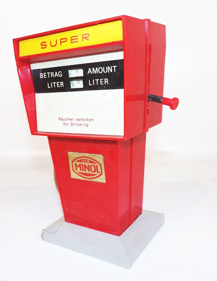 Minol Zapfsäule Spielzeug DDR 