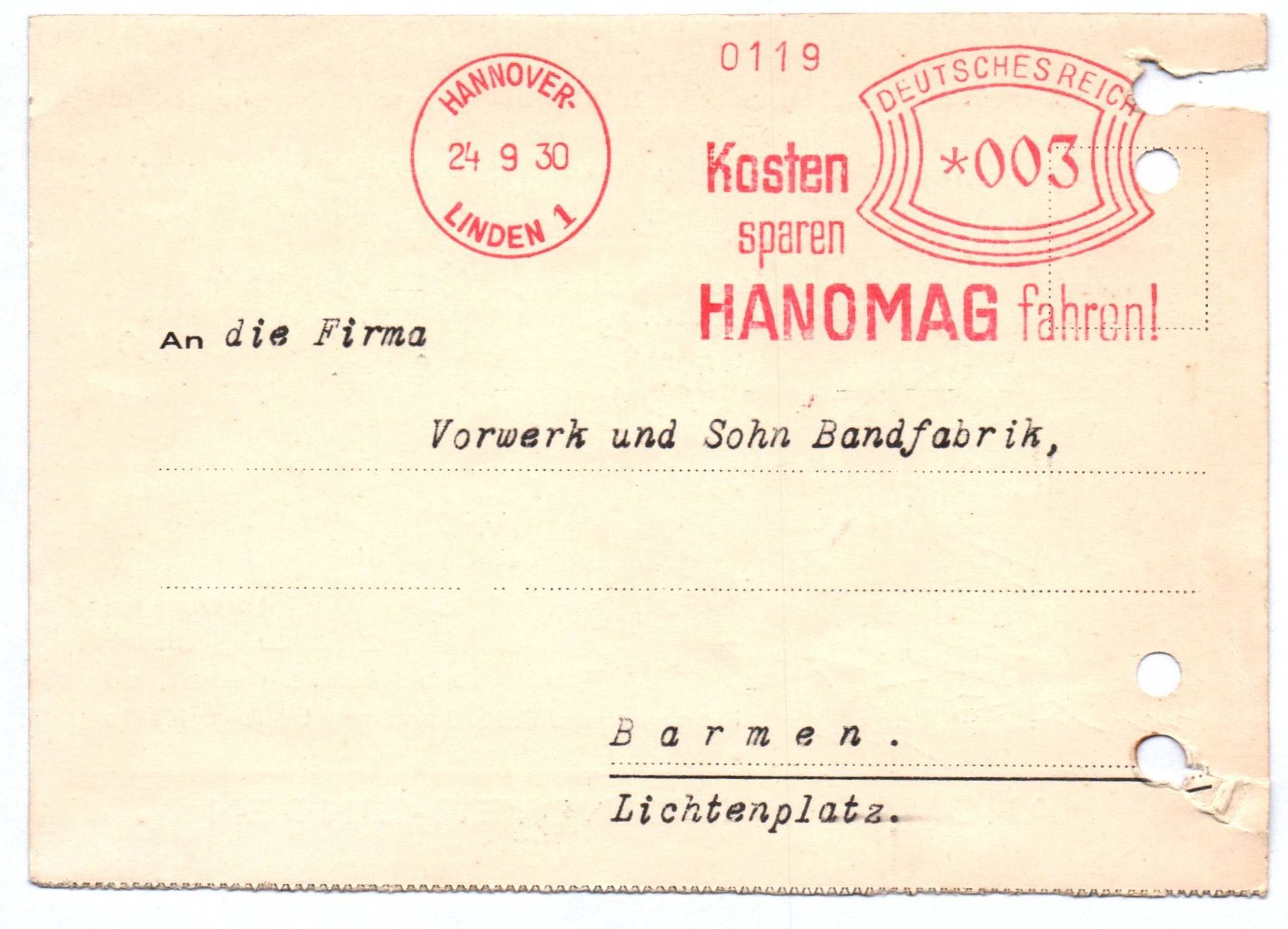 Hanomag Drucksache Tender Lokomotive Halberstadt Blankenburger Eisenbahn Hanomag Drucksache Tender Lokomotive Halberstadt Blankenburger Eisenbahn