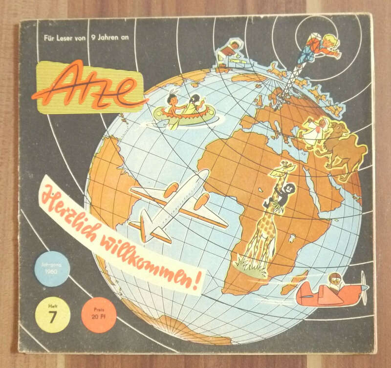 Atze Herzlich Wollkommen Jahrgang 1960 Heft DDR Comic