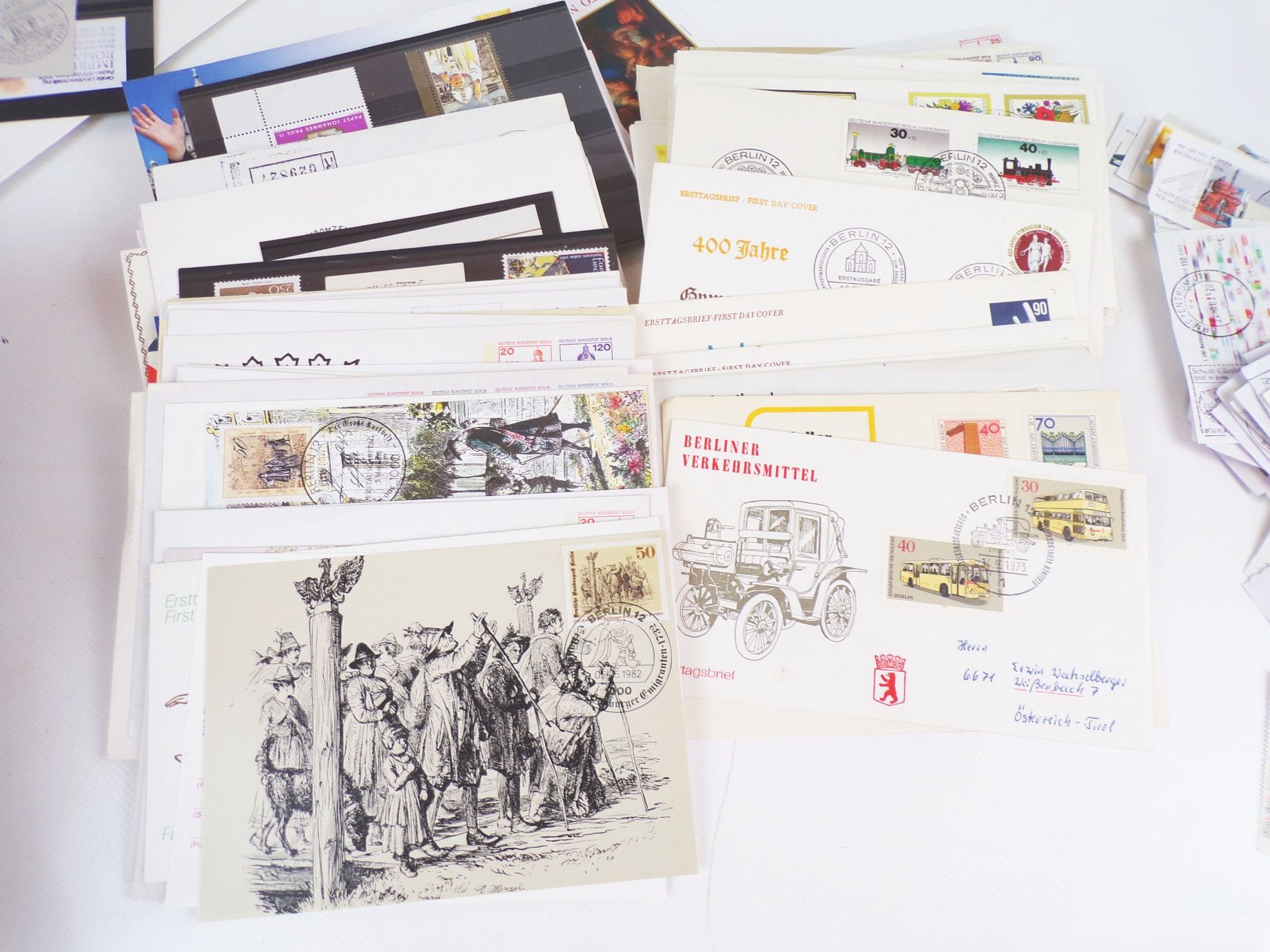 Konvolut Briefmarken FDC Briefe DDR Bundespost BRD Konvolut Briefmarken FDC Briefe DDR Bundespost BRD