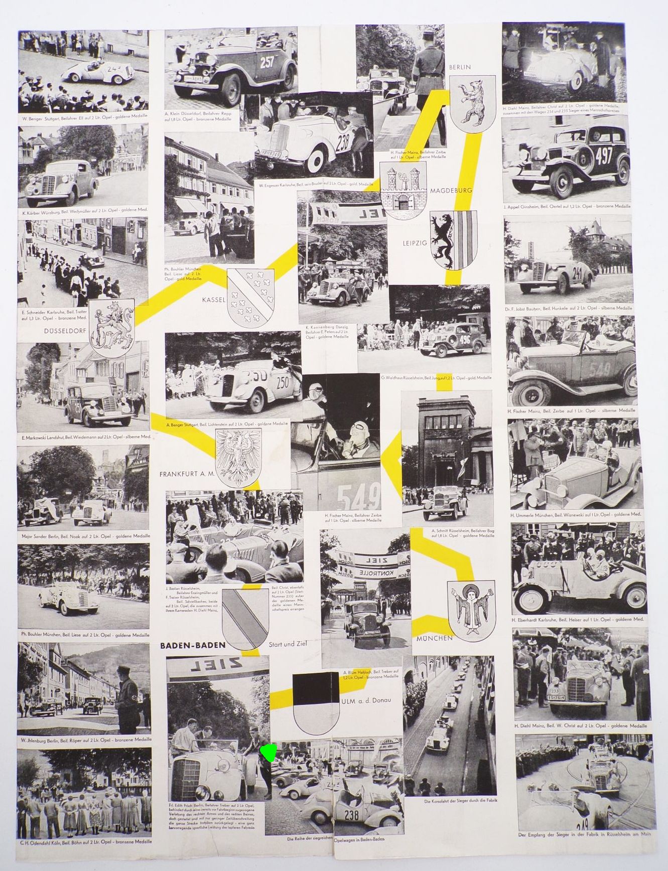 Opel Prospekt 1934 Oldtimer