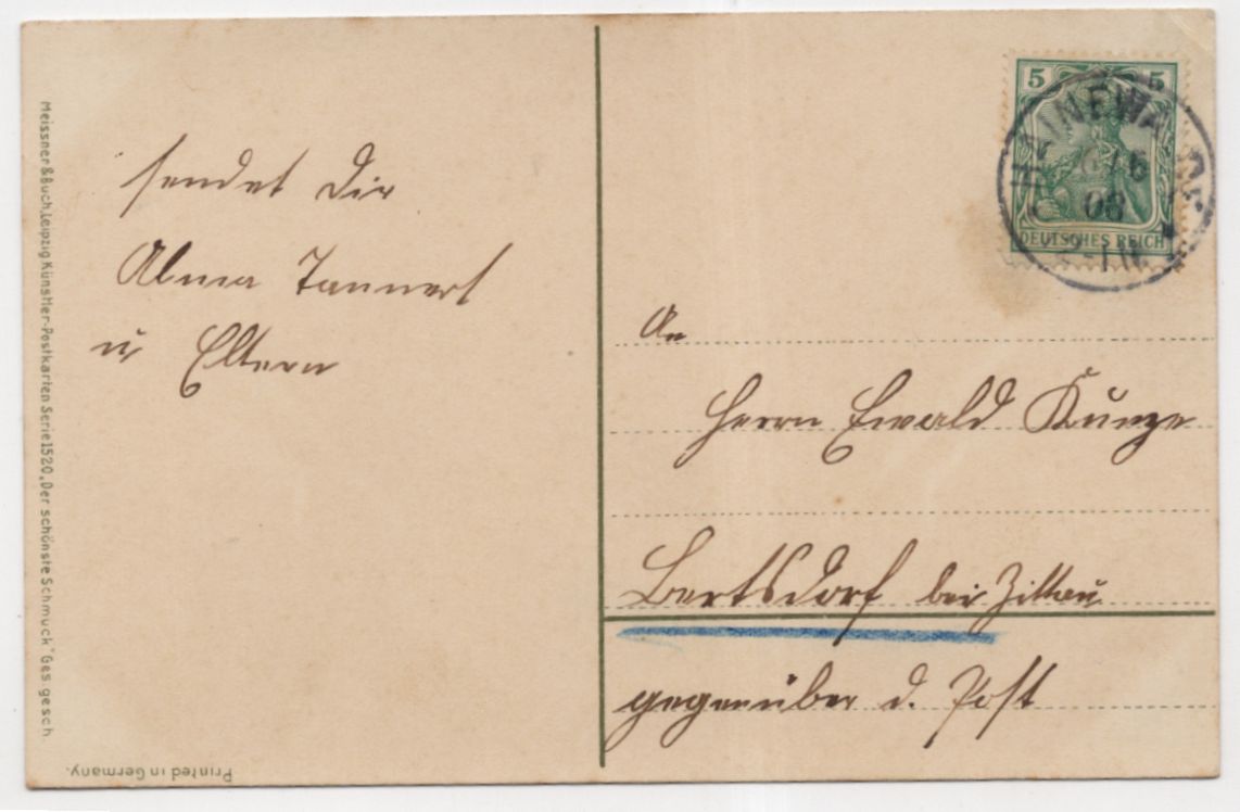 Ak Mutter und Tochter mit Blumen Fröhliche Pfingsten 1908 Ak Mutter und Tochter mit Blumen Fröhliche Pfingsten 1908