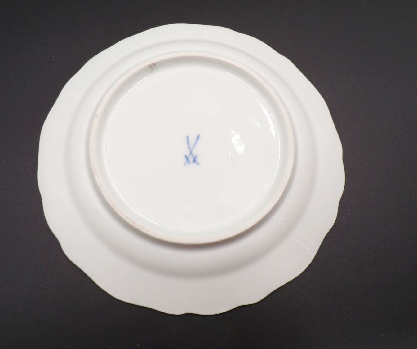 Altes Meissen Porzellan Gedeck 3teilig gelbes Krokus Altes Meissen Porzellan Gedeck 3teilig gelbes Krokus