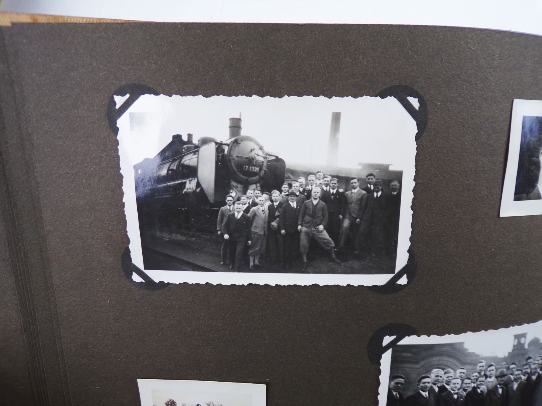 Fotoalbum Zeppelin Dampflok 1930er Sachsen Alpen