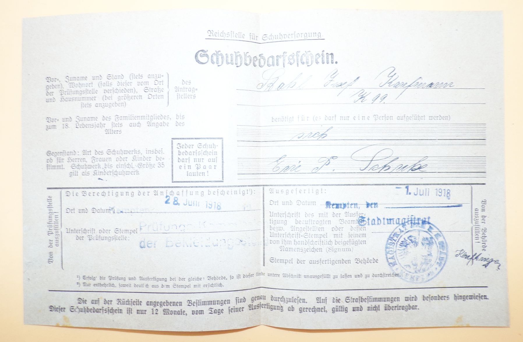 Konvolut Dokumente Milchwirtschaft Käse Versorgung 1 Wk Bayern