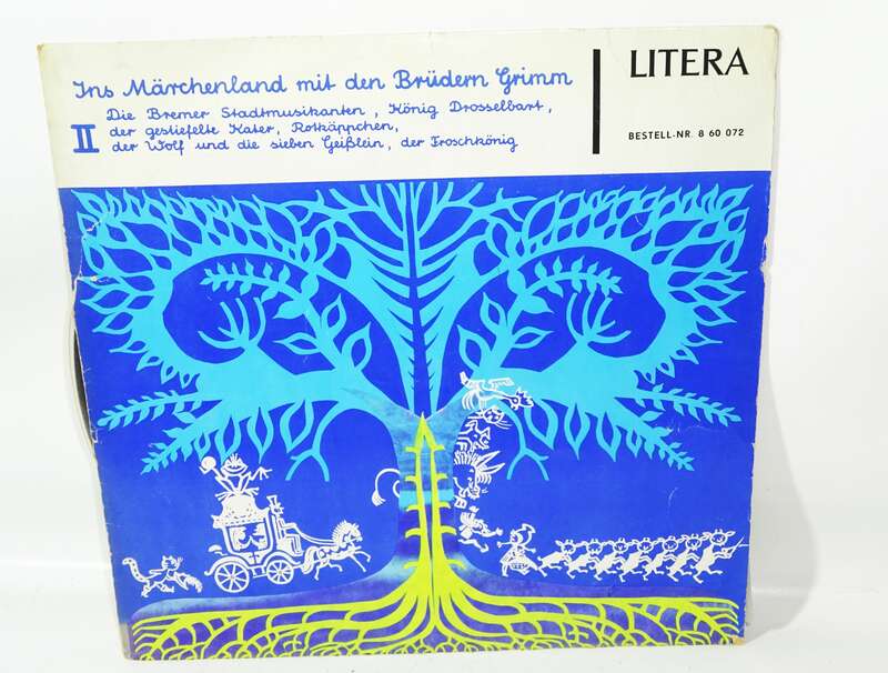 Ins Märchenland mit den Brüdern Grimm II 1964 DDR Märchen Schallplatte 