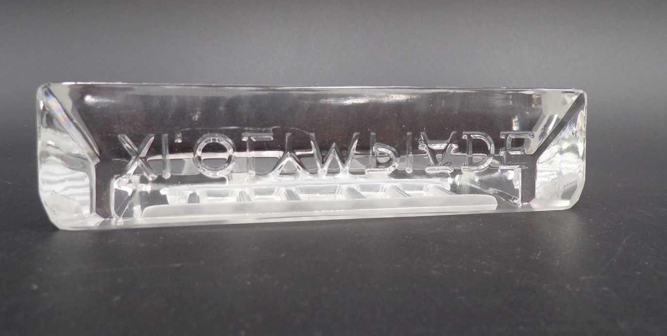 Berlin 1936 Briefbeschwerer paperweight XI. Olympiade Kristall Andenken 