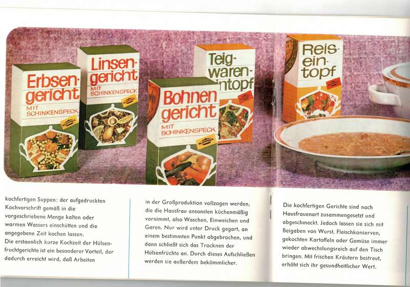 Suppina Broschüre VEB Nahrungsmittel Kombinat Auerbach 1970er 
