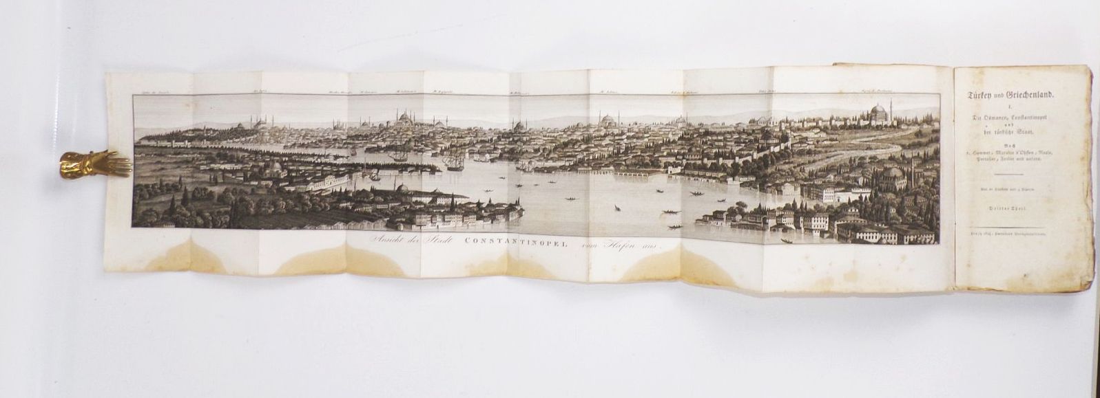 Türkei 3 Bände Miniaturgemälde aus der Länder und Völkerkunde 1824 Kupfer