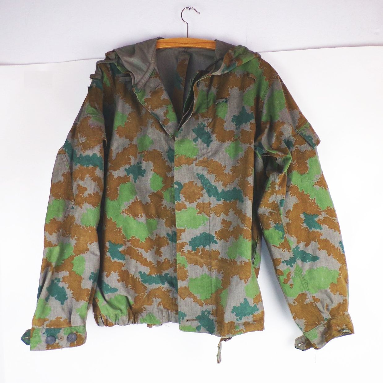 NVA Flächentarn Jacke Blumentarn Größe 1 Volksarmee Feldjacke Tarnjacke 