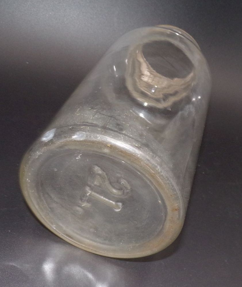 Altes Noris Bonbonglas Einmachglas Vorratsglas 2 Liter mit Deckel Deko