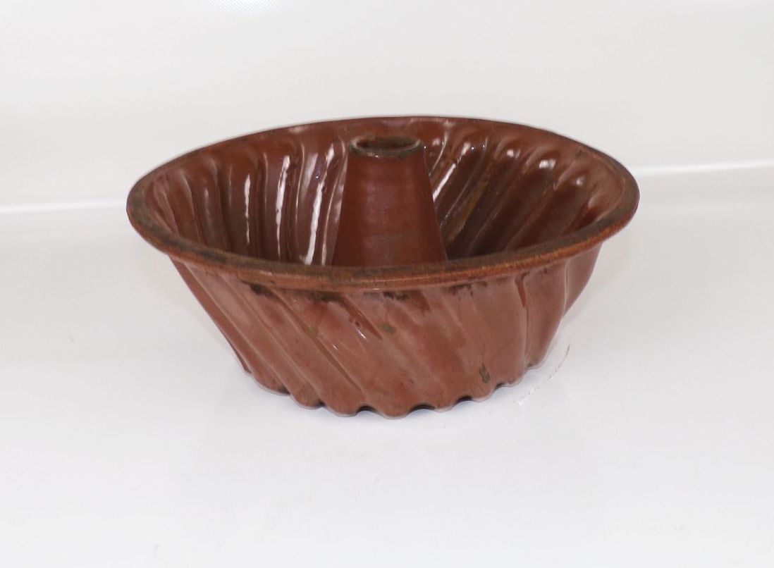 Alte Bachformen Keramik Gugelhupf Form Landhaus Deko 3 Stück