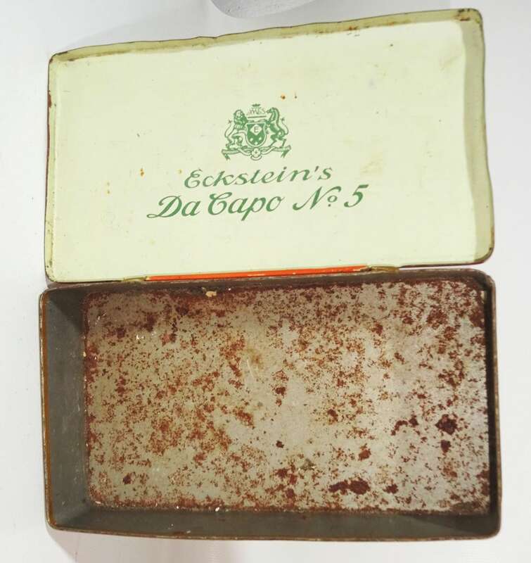 Alte Zigarettendose Eckstein Da Capo No5 Zigaretten Dresden Blechdose 1910er