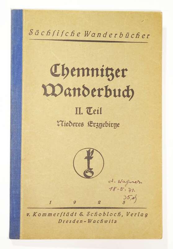 Chemnitzer Wanderbuch Ausflüge in der Umgebung von Chemnitz 5 Bücher ab 1900