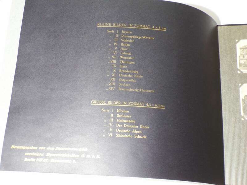 Das schöne Deutschland mit Gebieten vollständiges Sammelbilderalbum