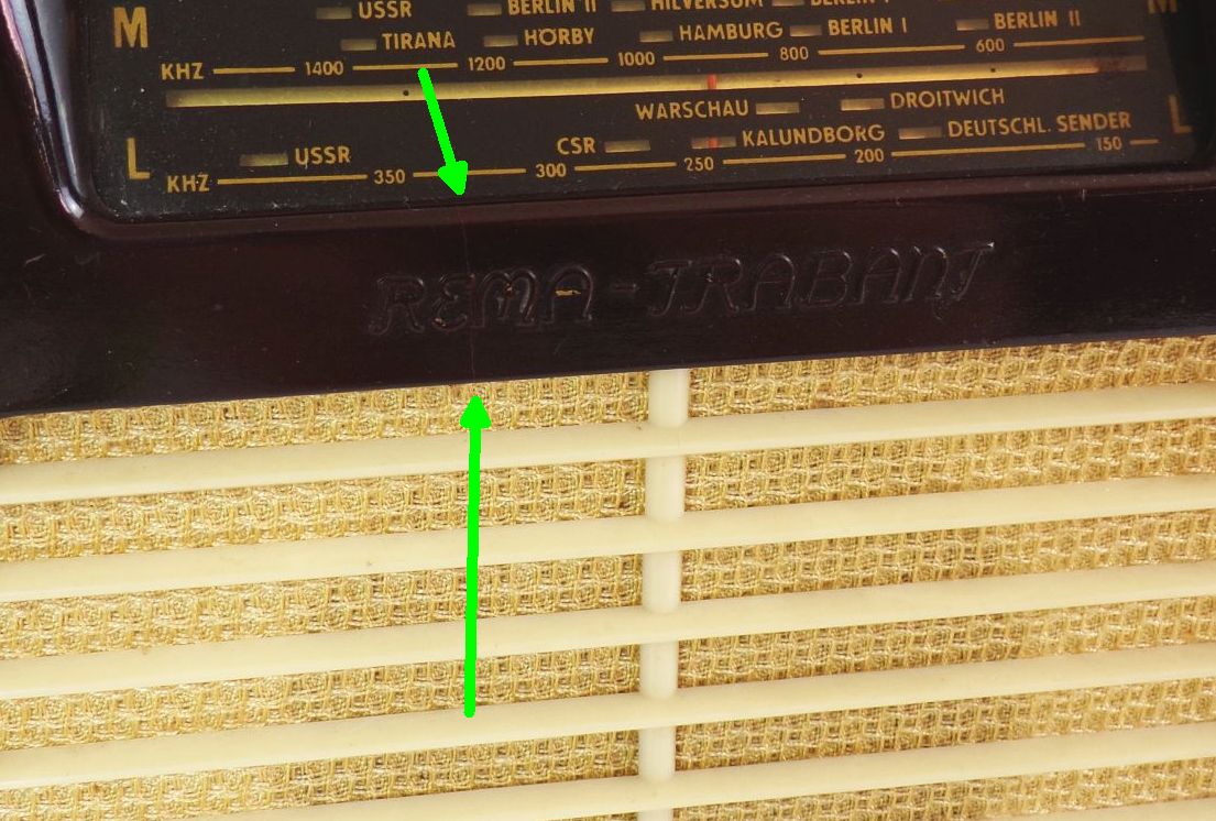 Rema Trabant Radio Bakelit Kofferradio Vintage