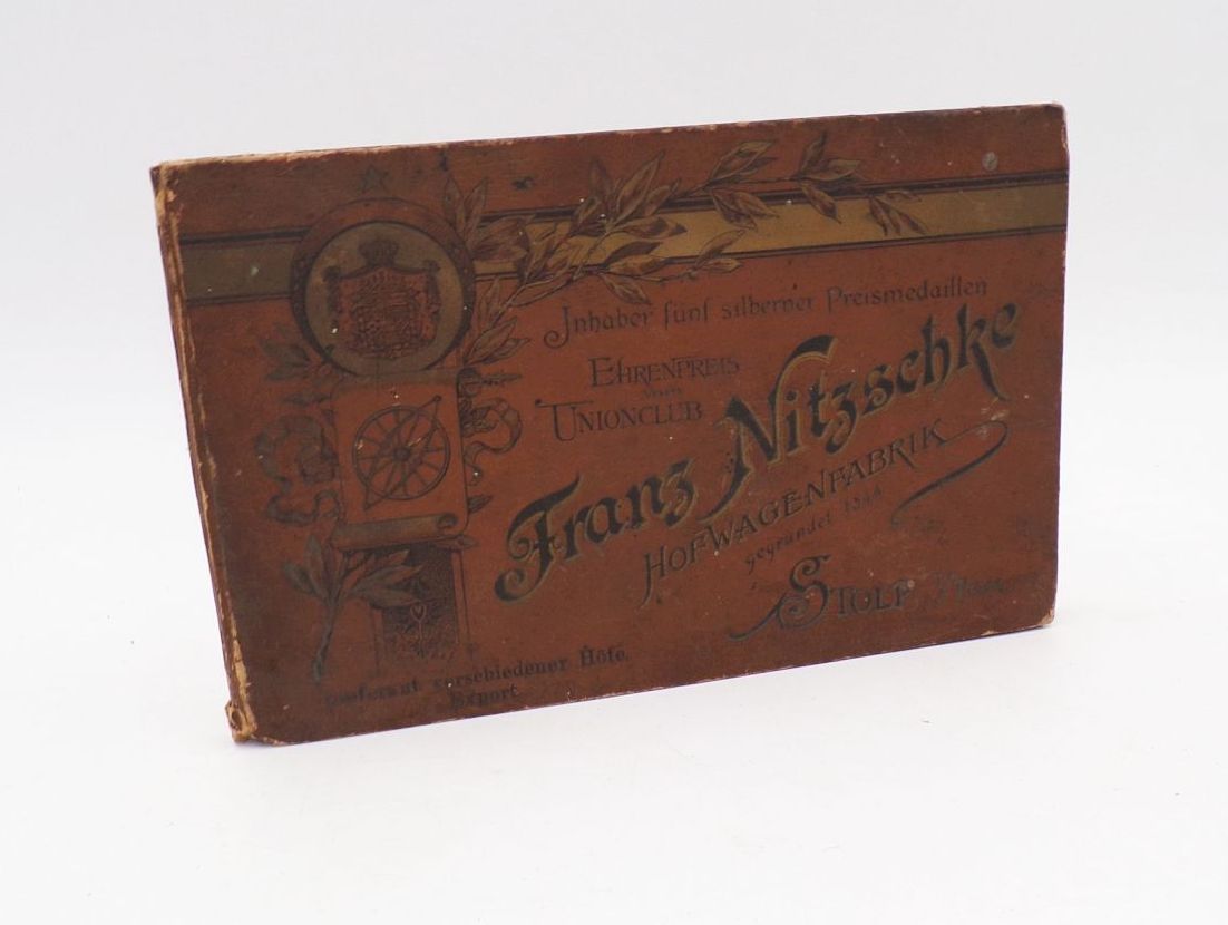 Katalog Franz Nitzschke Hofwagenfabrik Stolp Pommern um 1900 Kutschen