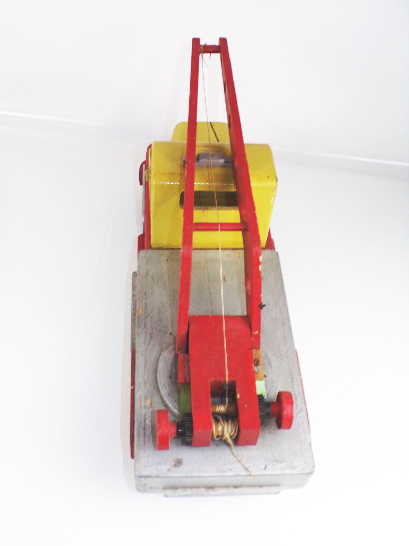 Alter Kranwagen DDR Holz Laster LKW truck um 1960