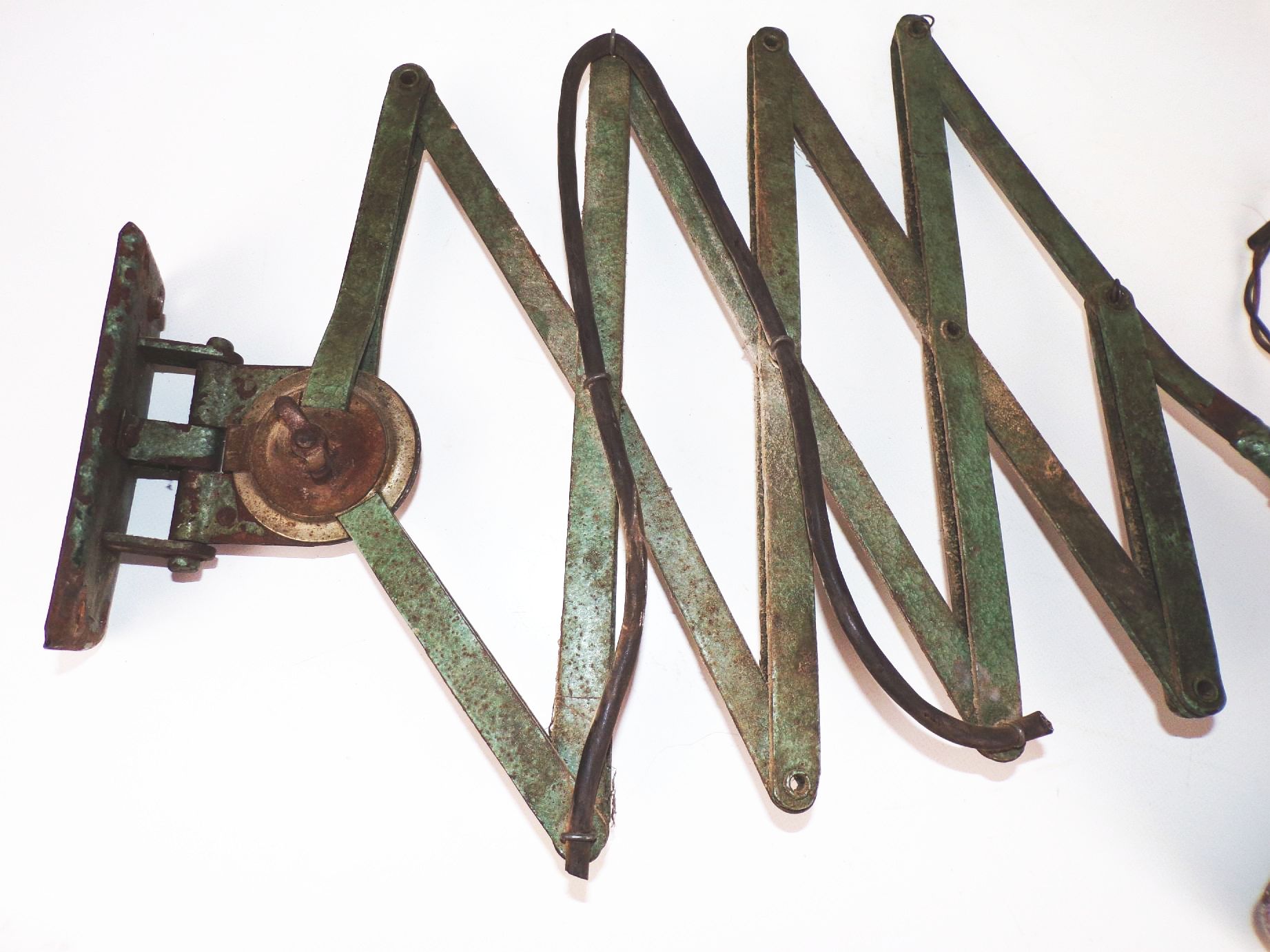 Alte Scherenlampe Werkstattlampe Industrie Design Alte Scherenlampe Werkstattlampe Industrie Design