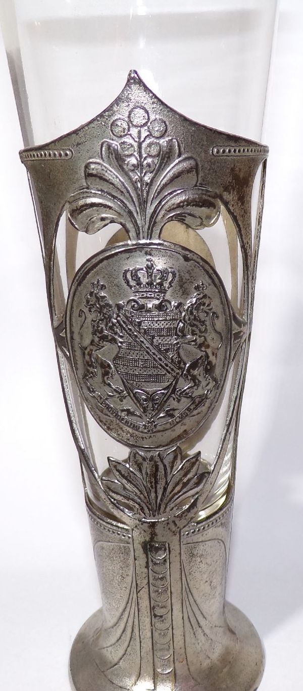 Altes Andenken Glas Wallfahrtskirche Philippsdorf Filippsdorf Böhmen Pokalglas