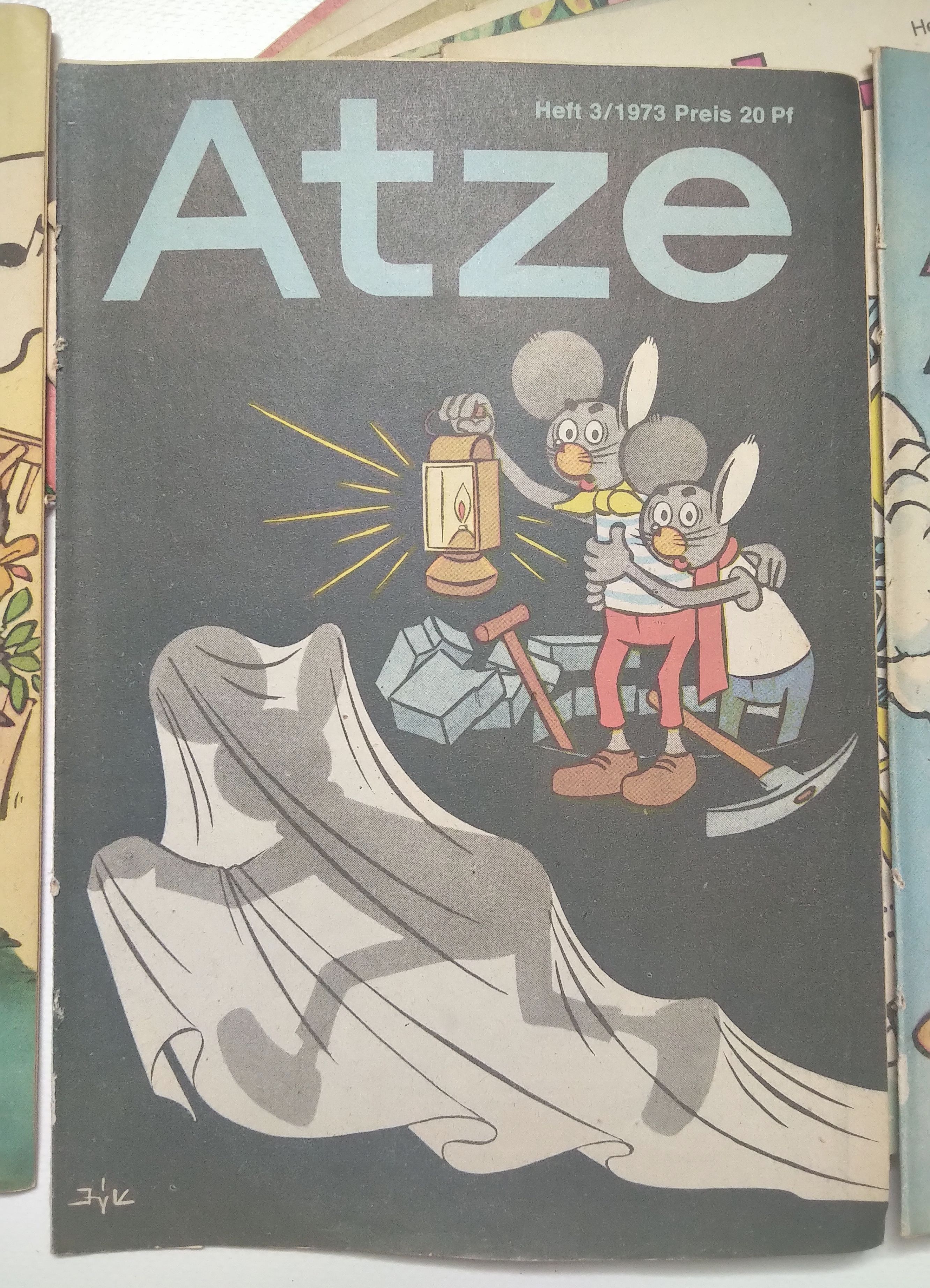 Atze Hefte Original DDR Kinderheft 12 Hefte Jahrgang 1973 Atze Hefte Original DDR Kinderheft 12 Hefte Jahrgang 1973